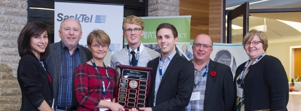 (L-R: Mariia Koropetska, Ron Styles, Brenda Schurr, Eric Neudorf, Evan Horbay, Laurie Pushor, and Rhonda Laing)